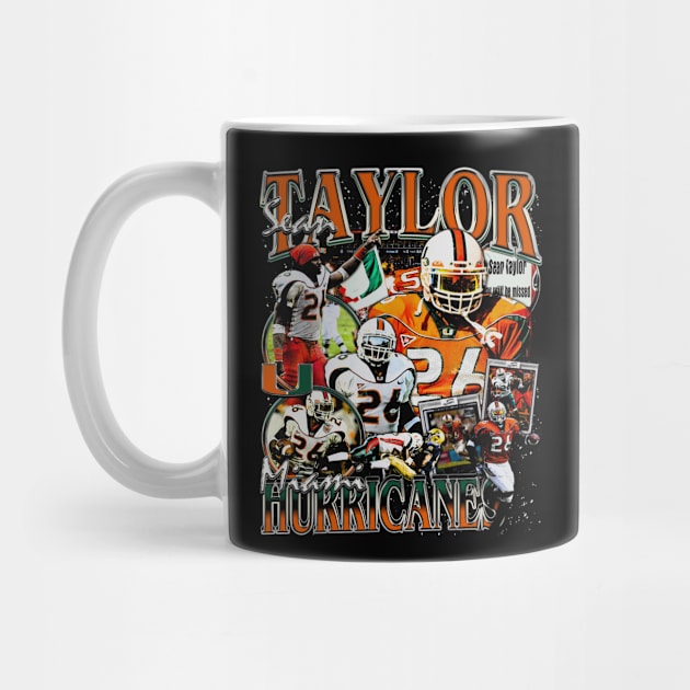 Sean Taylor College Vintage Bootleg by Richard Michaud Art